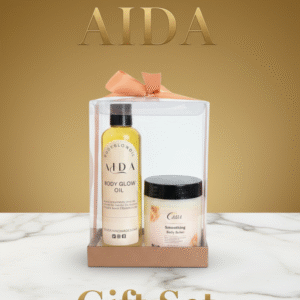 Body Glow Oil and Smoothing Body Butter Gift Set - Aida LLC