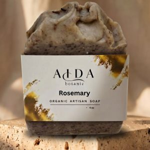 Rosemary moisturizing soap by AIDA with natural botanical styling