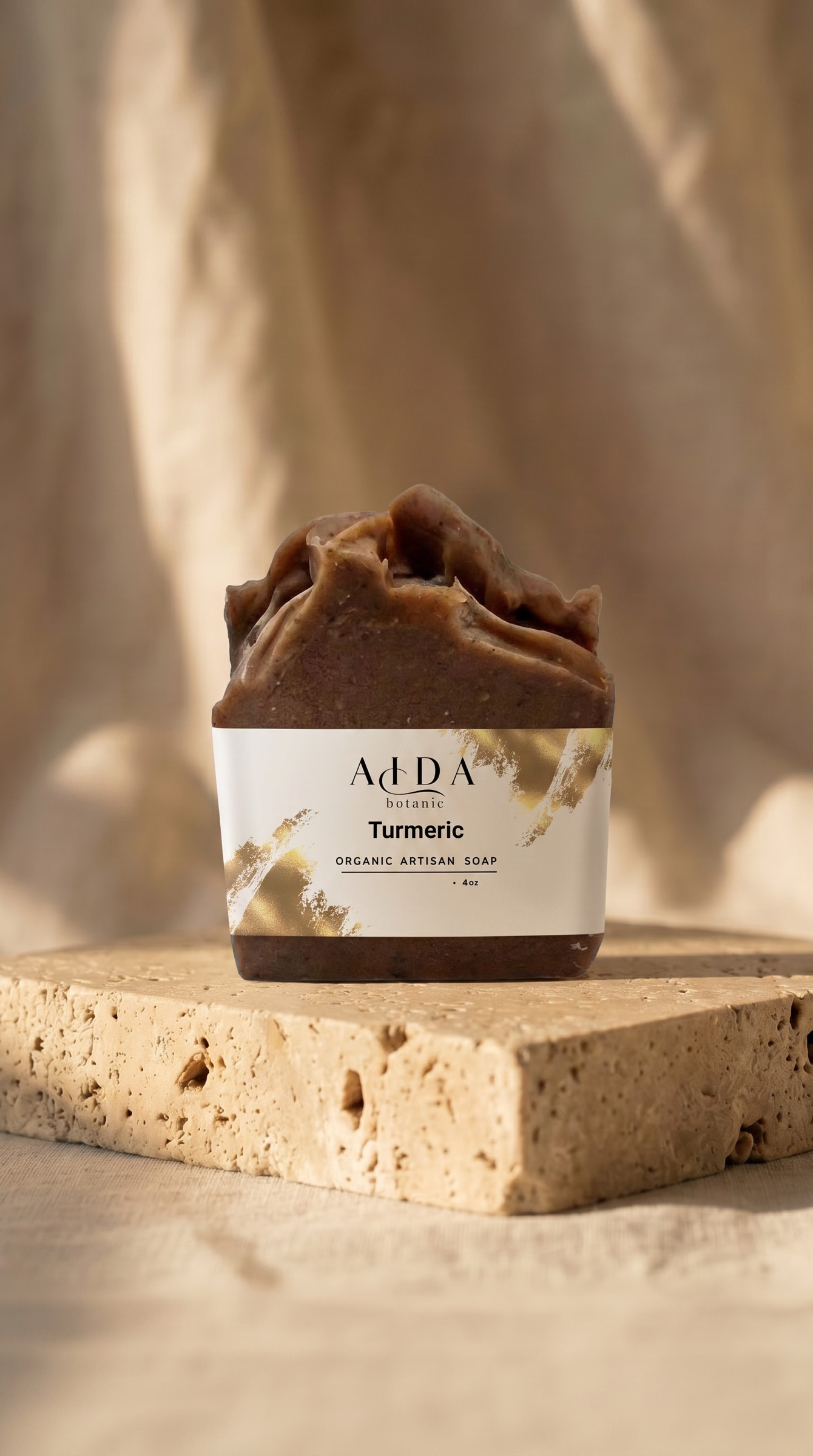 Handcrafted Turmeric Moisturizing Soap 1 AIDA Turmeric Moisturizing Soap product hero image
