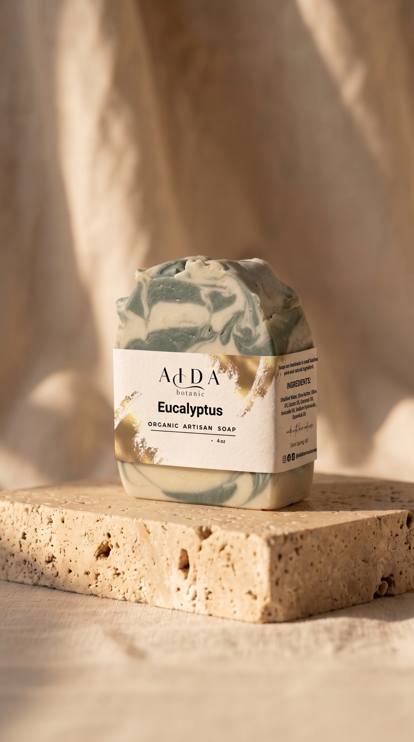 Handcrafted Eucalyptus Moisturizing Soap