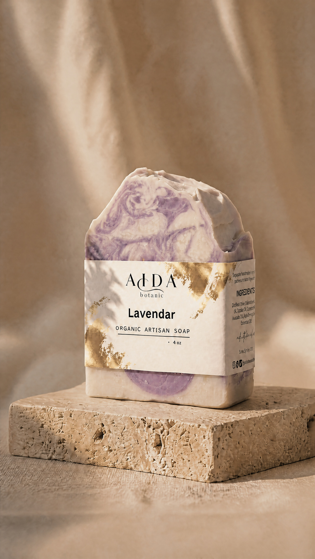 Handcrafted Lavender Moisturizing Soap